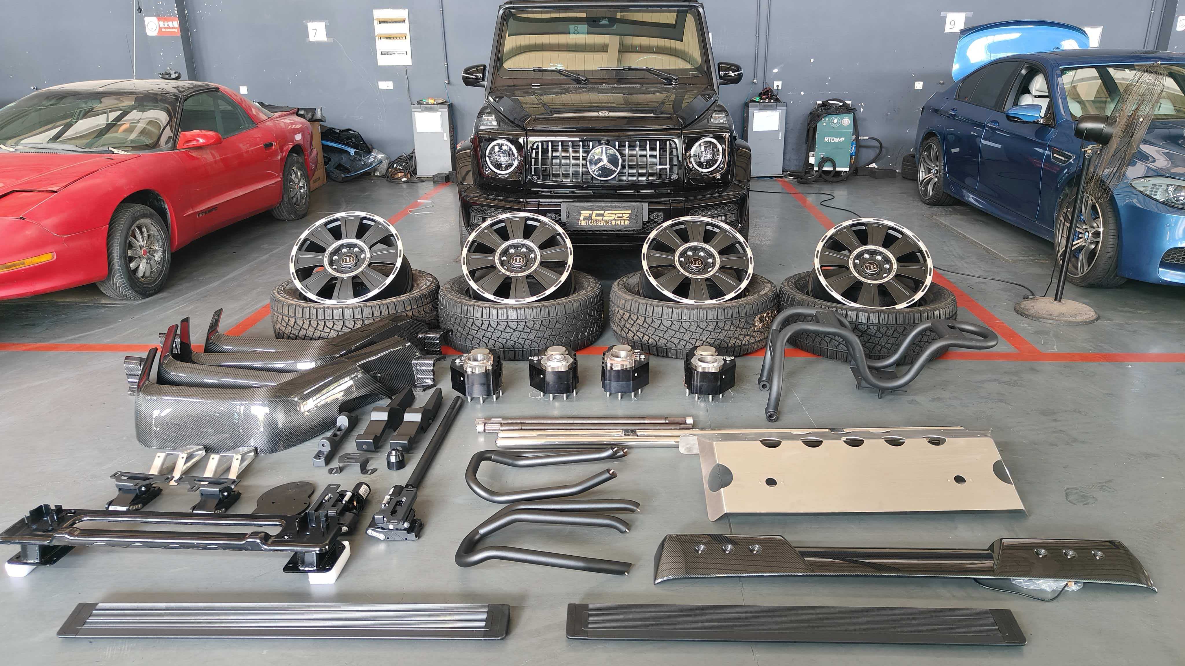 奔驰G63改装4X4套件