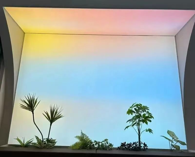 软膜发光背景墙