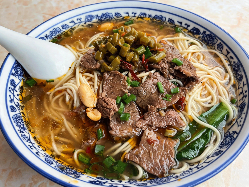 沌阳站牛肉面 - 哪个好吃