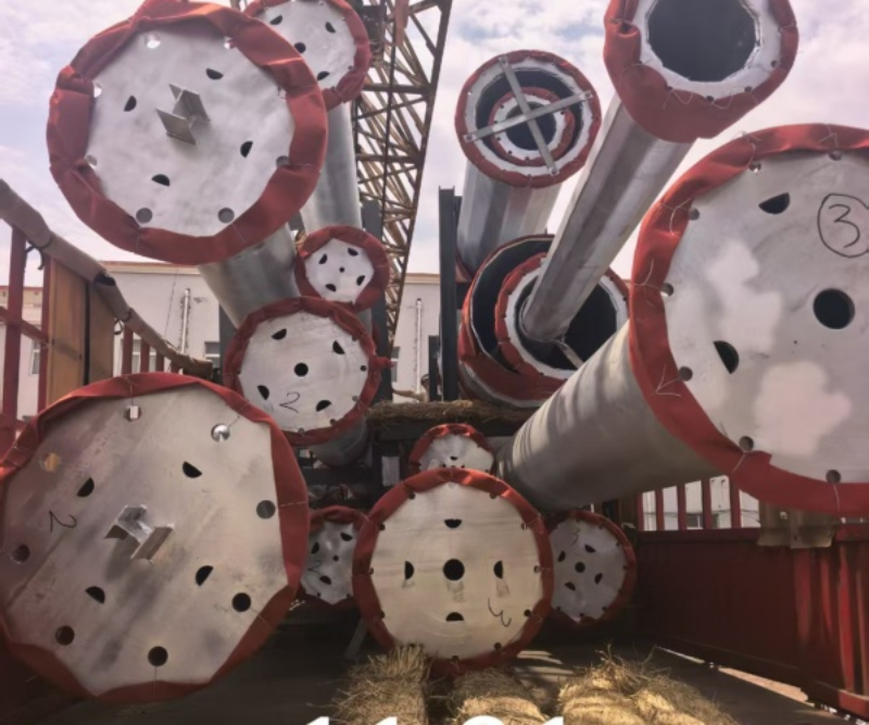 新乡站通讯单管塔 - 建设