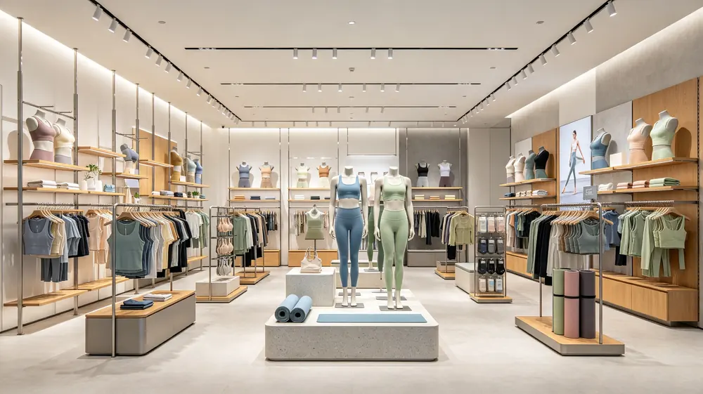 六安站家居服展示架、瑜伽服陈列架 - 批发厂家