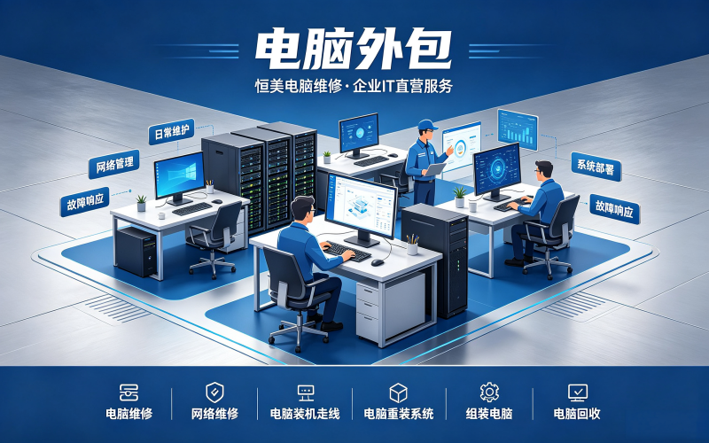 湛江站电脑外包 - 一站式服务