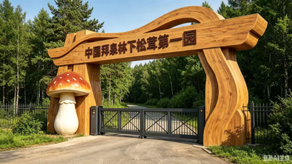 兰州木制牌坊
