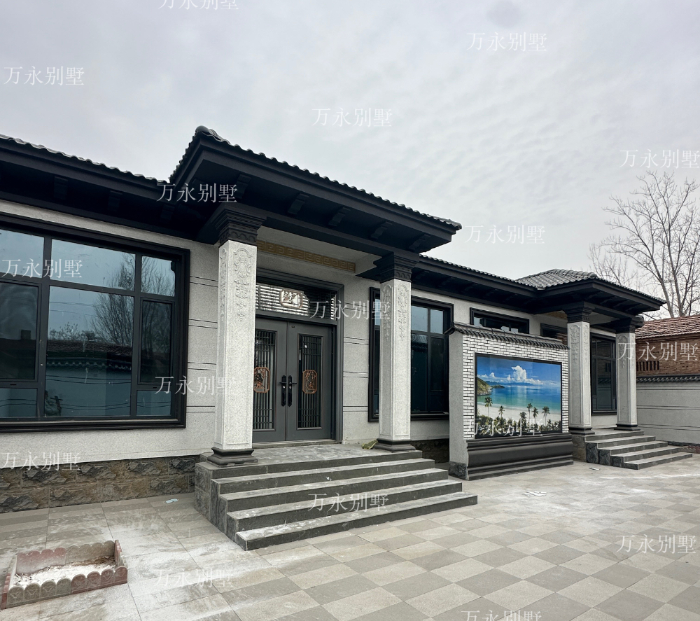一层新中式门头房屋