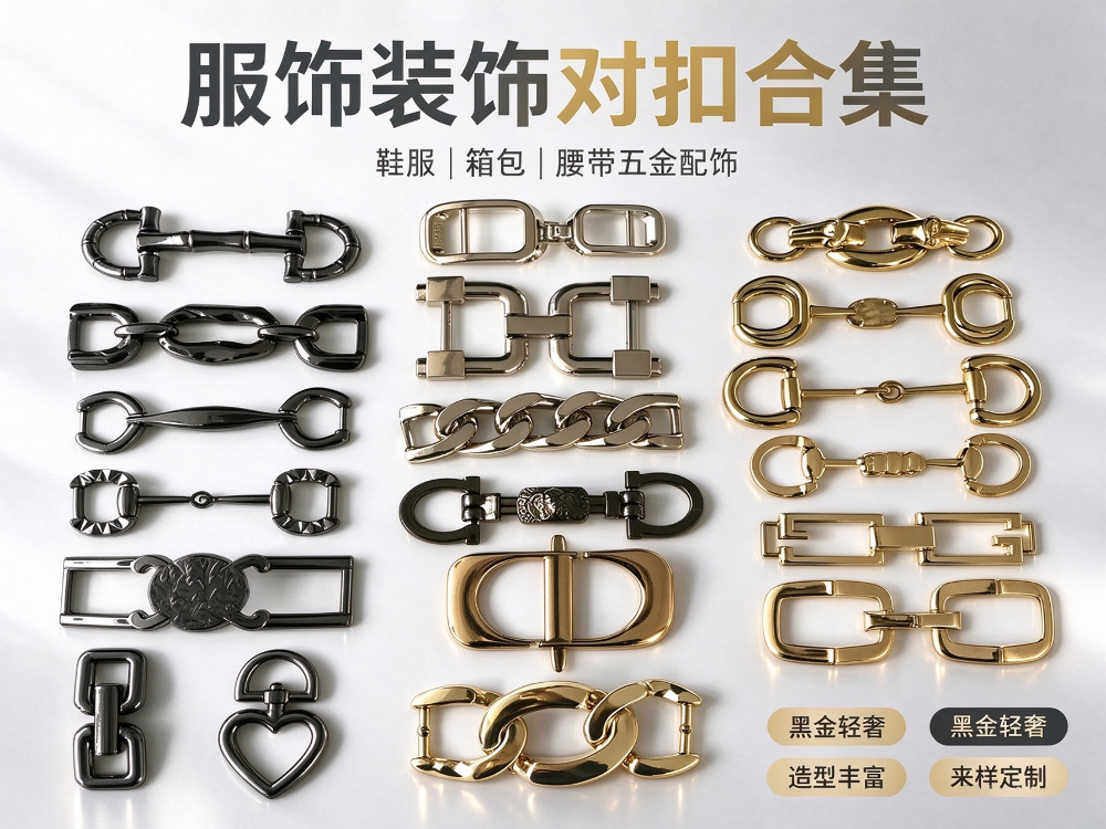 服饰装饰对扣合集 鞋服箱包腰带五金配饰(装饰对扣,箱包连接扣,大衣扣,腰带对扣,鞋饰扣).png