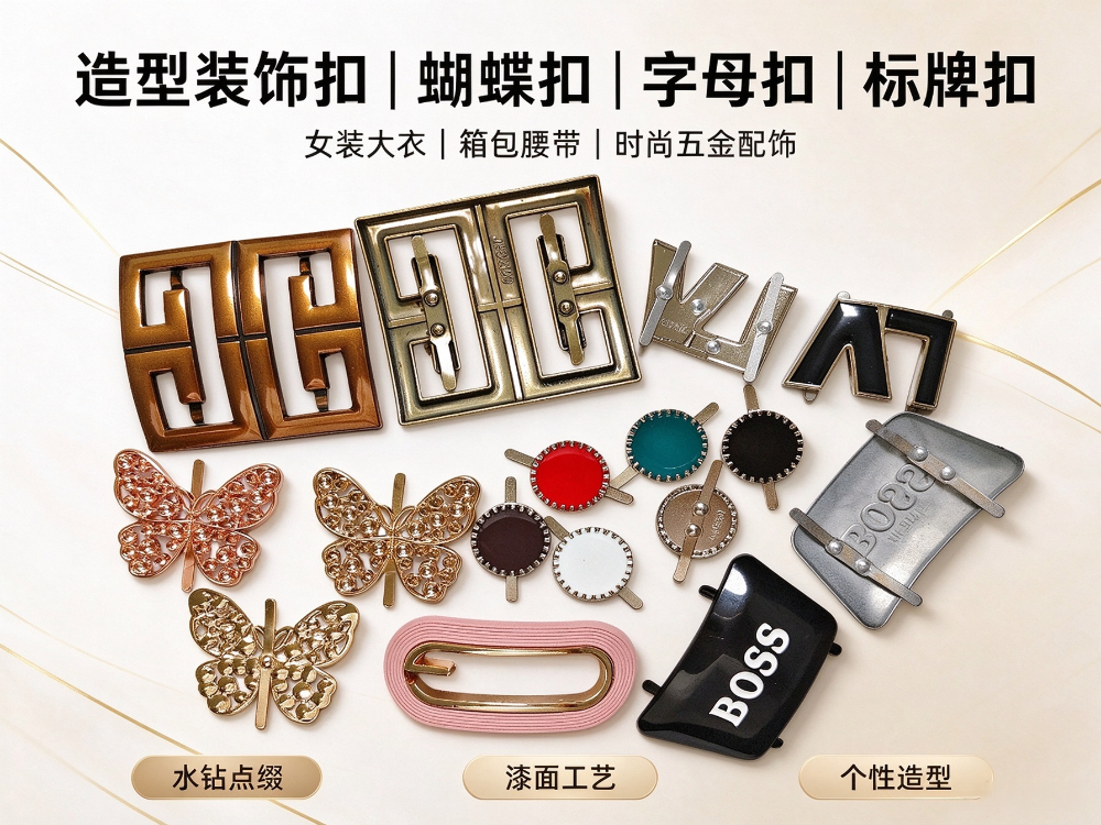 造型装饰扣合集 蝴蝶扣字母扣标牌扣女装箱包五金（蝴蝶扣，字母扣，标牌扣，大衣扣，腰带装饰扣）.png