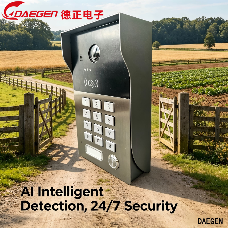 2026精选珠海德正电子有限公司4G无线别墅门口机：源头工厂直供方案