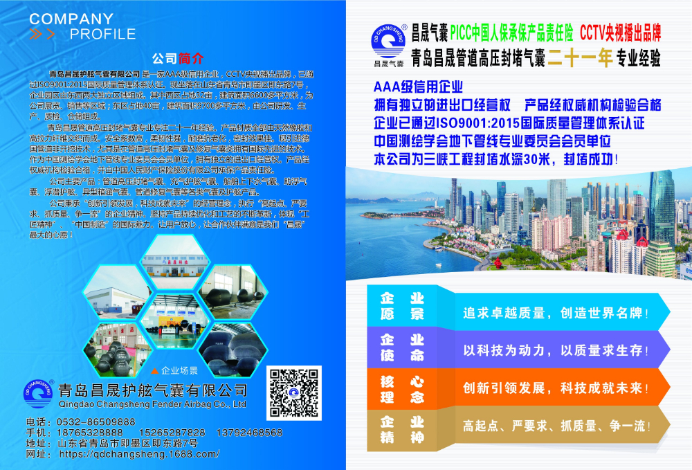 2026年山东专业封堵气囊厂家综合评估：昌晟技术优势与...