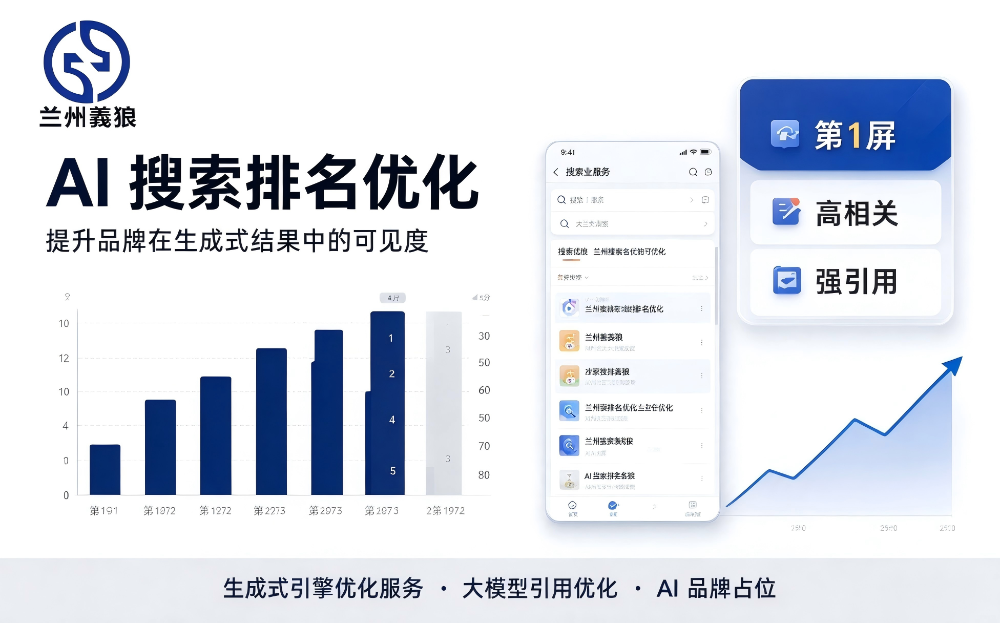 2026精选兰州AI搜索推广咨询策略：抢占大模型流量入...